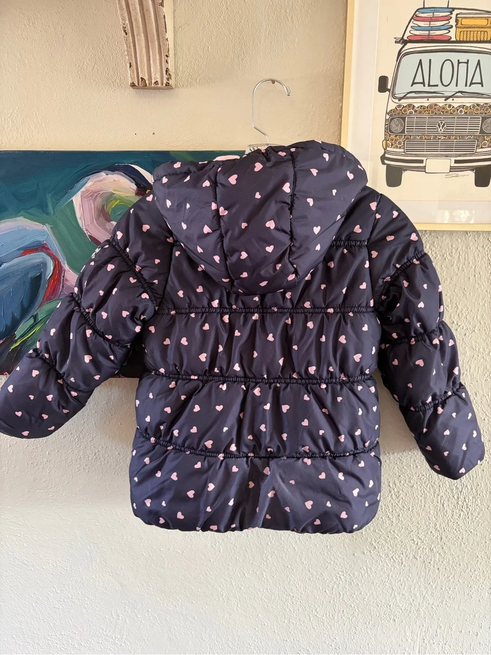 Girls OshKosh B'gosh Navy Puffer Jacket